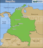географическое положение колумбии